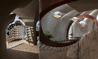 Illustration for article titled Desert house looks like Mars outpost outside and Game of Thrones inside